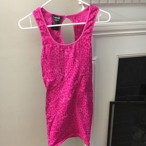 Pink bebe dress